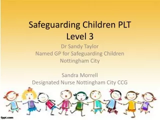 Safeguarding Children PLT Level 3