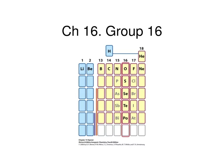 ch 16 group 16