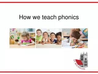 How we teach phonics