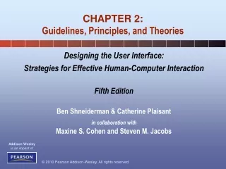 CHAPTER 2: Guidelines, Principles, and Theories