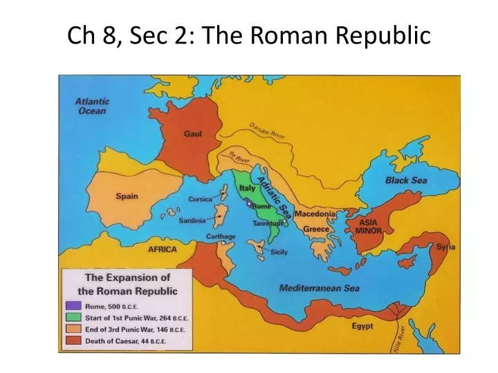 ch 8 sec 2 the roman republic