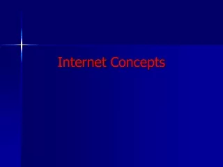 Internet Concepts