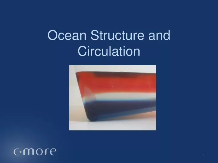 ocean structure and circulation