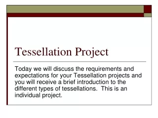 Tessellation Project
