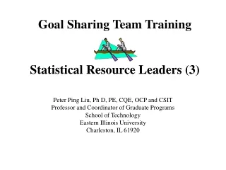 Goal Sharing Team Training Statistical Resource Leaders (3)