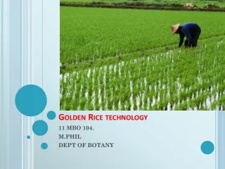 Golden Rice technology