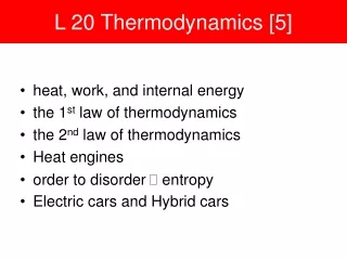 L 20 Thermodynamics [5]