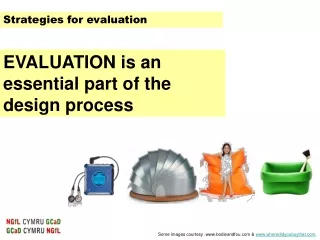 Strategies for evaluation