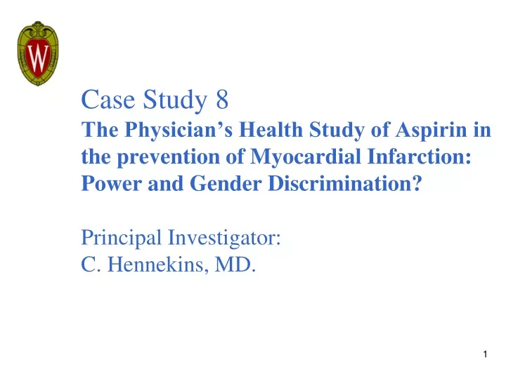 case study 8 the physician s health study