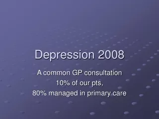 Depression 2008
