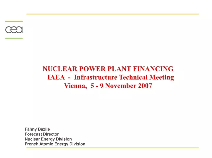 nuclear power plant financing iaea infrastructure