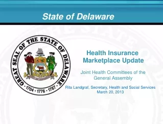 Health Insurance  Marketplace Update