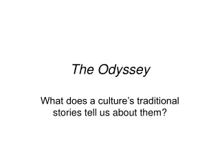 The Odyssey