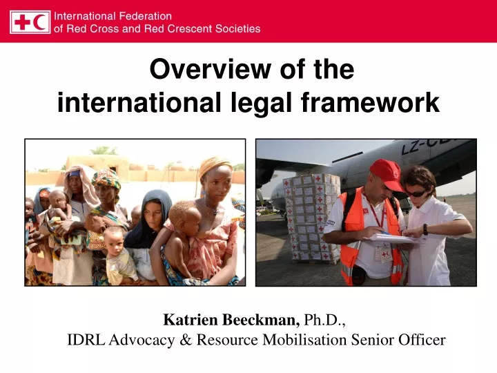 overview of the international legal framework