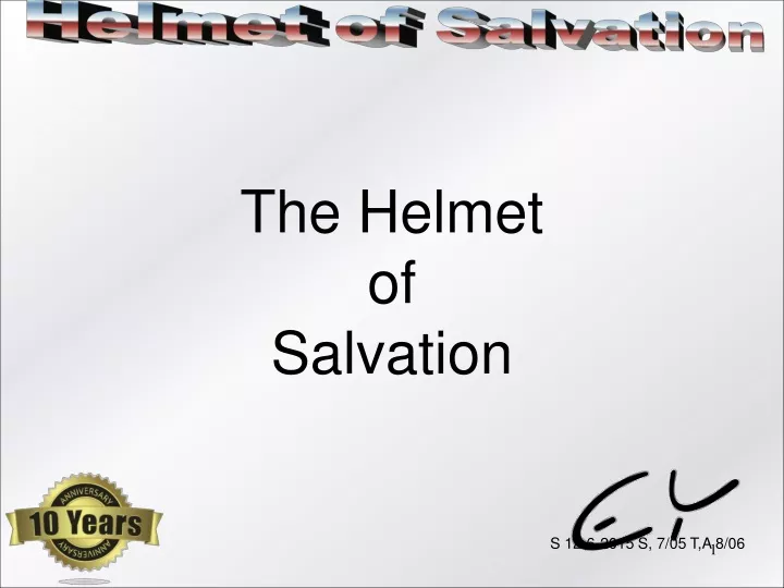 the helmet of salvation