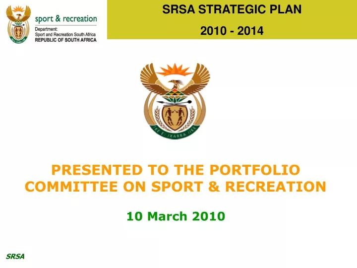 srsa strategic plan 2010 2014
