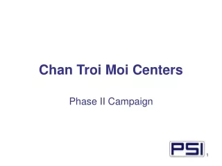 Chan Troi Moi Centers
