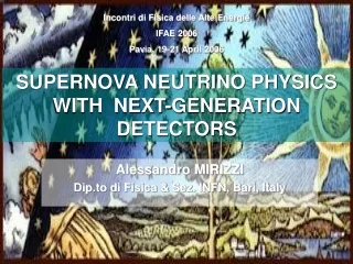 SUPERNOVA NEUTRINO PHYSICS  WITH  NEXT-GENERATION DETECTORS