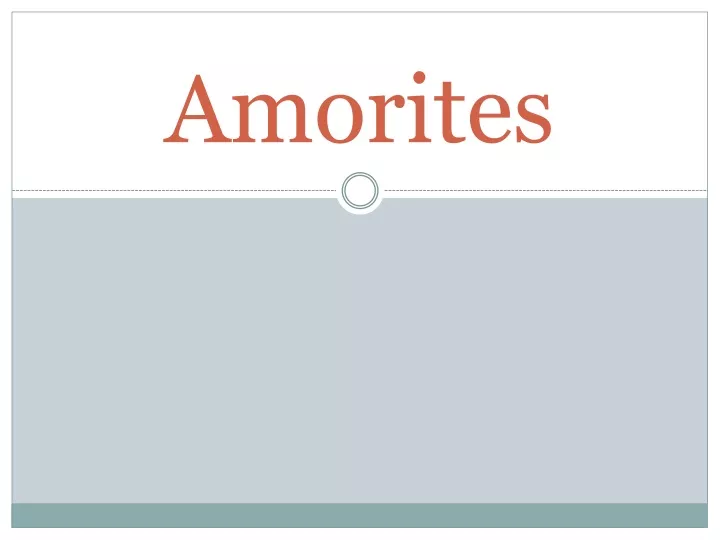 amorites