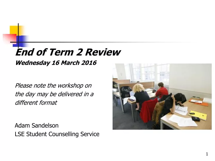 end of term 2 review wednesday 16 march 2016