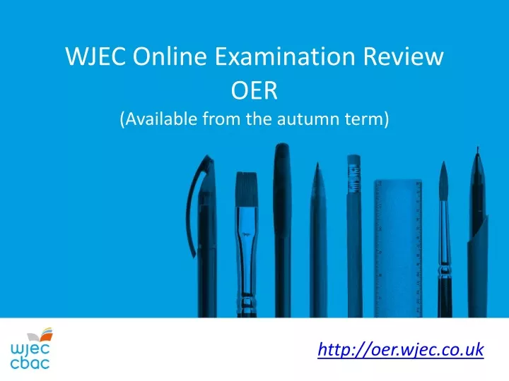 wjec online examination review oer available from