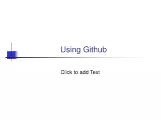 Using Github