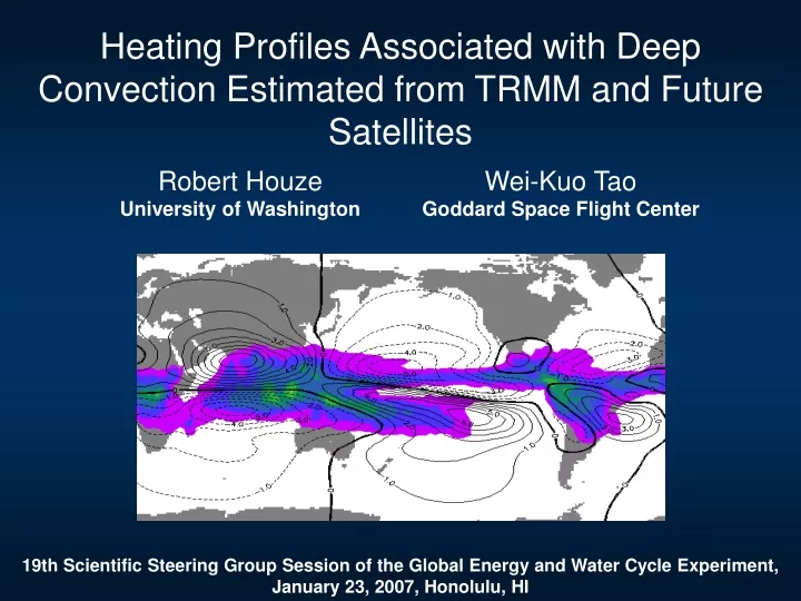 heating profiles associated with deep convection