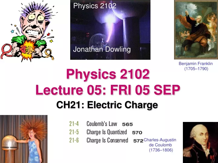 physics 2102 lecture 05 fri 05 sep