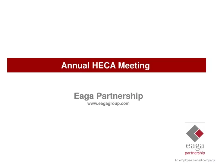 eaga partnership www eagagroup com