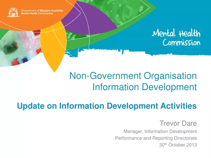 non government organisation information development update on information development activities