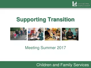 Supporting Transition
