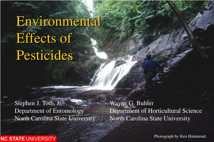 environmental effects of pesticides