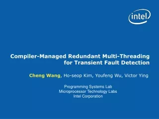 Compiler-Managed Redundant Multi-Threading for Transient Fault Detection