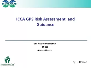 ICCA GPS Risk Assessment  and Guidance