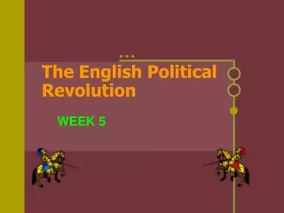 The English Political Revolution