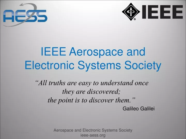 ieee aerospace and electronic systems society