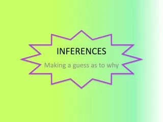 INFERENCES