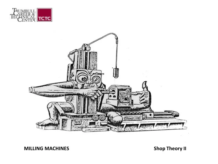 milling machines shop theory ii