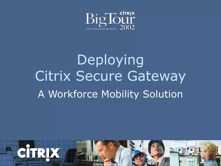 deploying citrix secure gateway