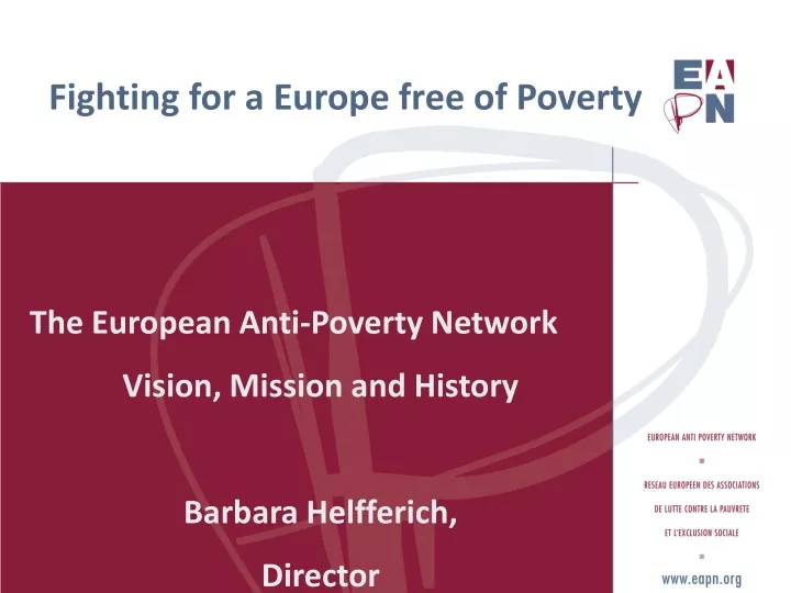 fighting for a europe free of poverty