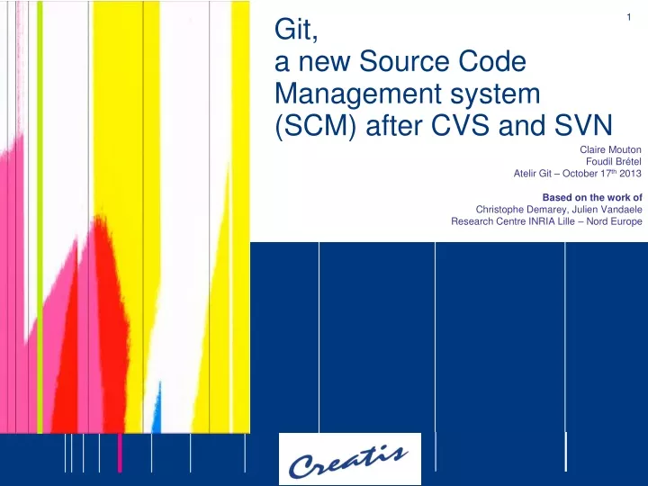 git a new source code management system scm after cvs and svn