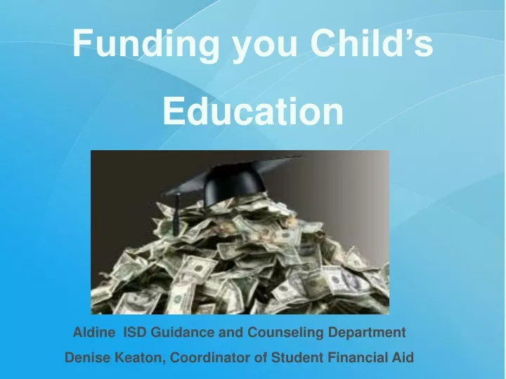 funding you child s education