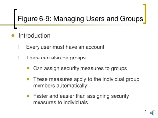 Figure 6-9: Managing Users and Groups