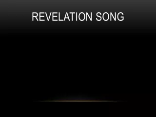 Revelation  SOng