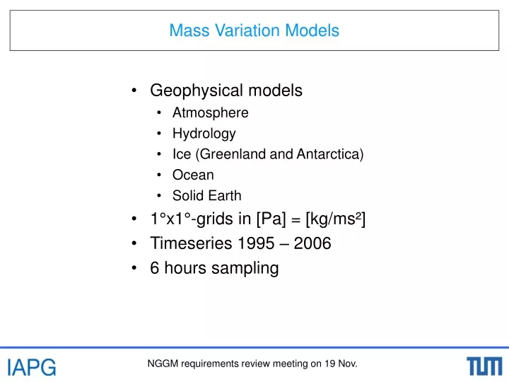 geophysical models atmosphere hydrology
