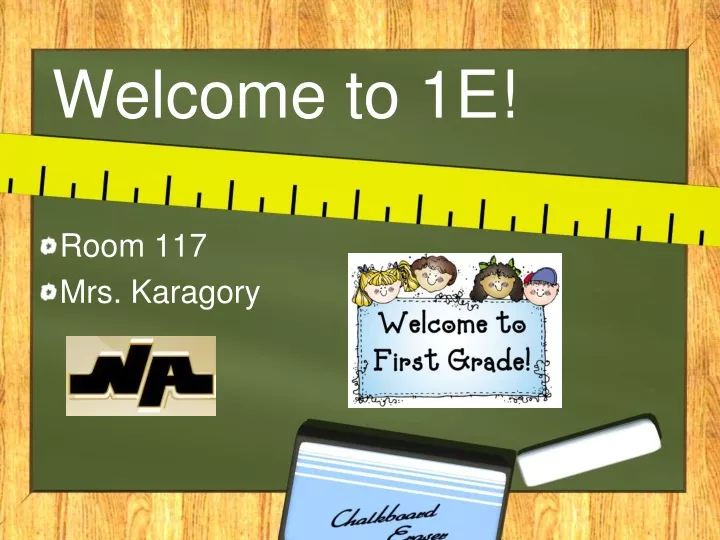 welcome to 1e