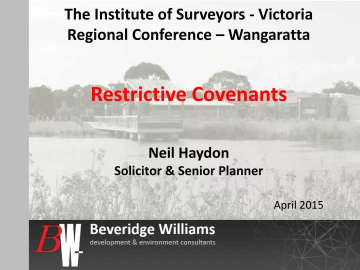 the institute of surveyors victoria regional