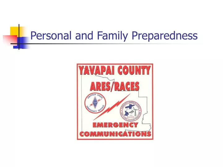personal and family preparedness