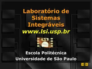 Laboratório de Sistemas Integráveis lsip.br
