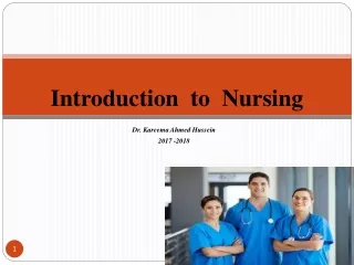 Introduction  to  Nursing